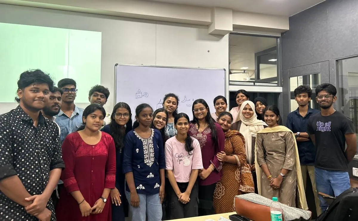 ACCA students at Skilledgrad after an activity session beyond the syllabus