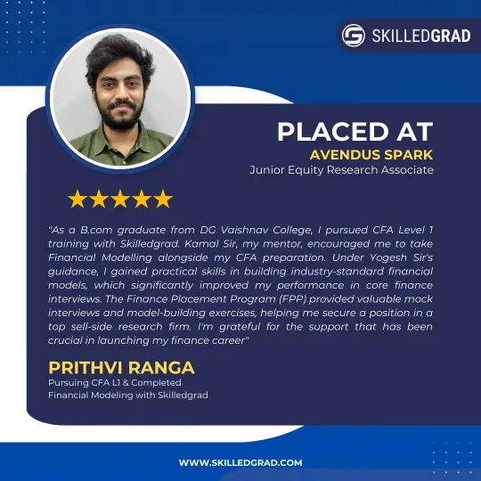 Prithvi CFA Testimonial (1)